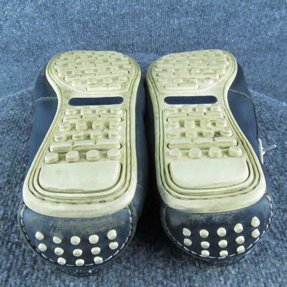 Cole Haan Driving Moc‎ Men Boat Shoe Size 10.5 Medium Blue Leather Lace Up - Picture 9 of 10